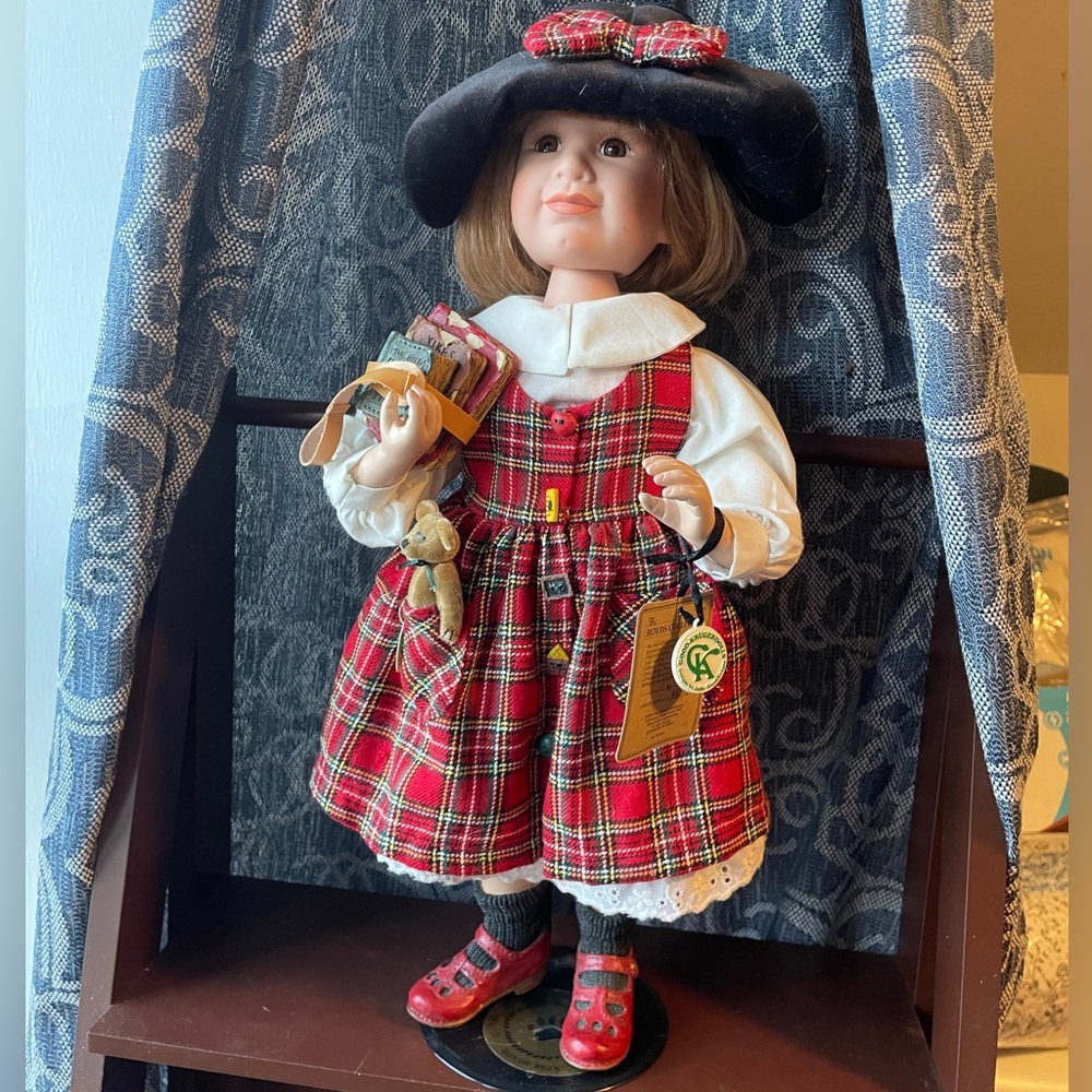 Boyds Bears Yesterday's Child Doll “Christa” Back to School